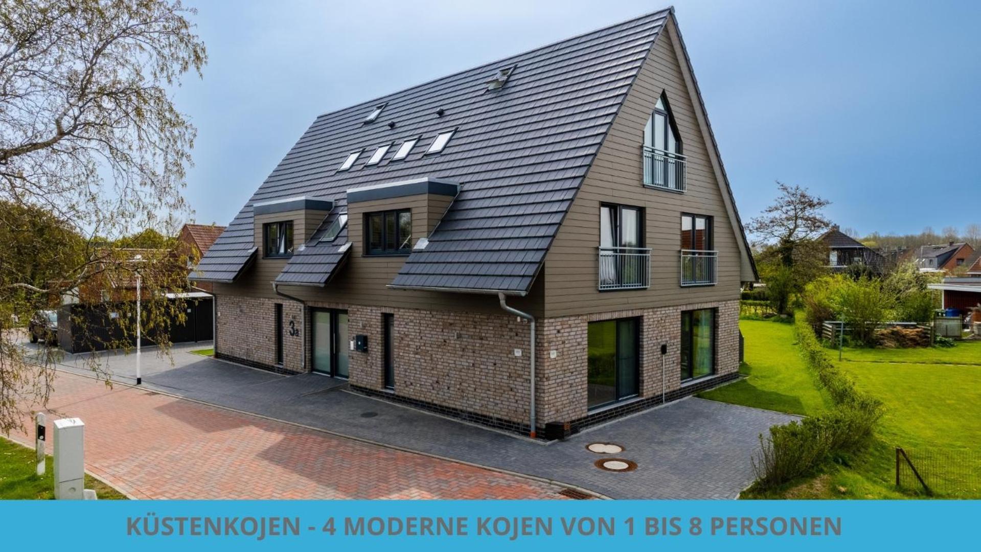 Kuestenkojen Mit 4 Ferienwohnungen Fuer 1 Bis 8 Pers Mit Diversen Schlafzimmern, Garten Oder Balkon Büsum Exterior foto