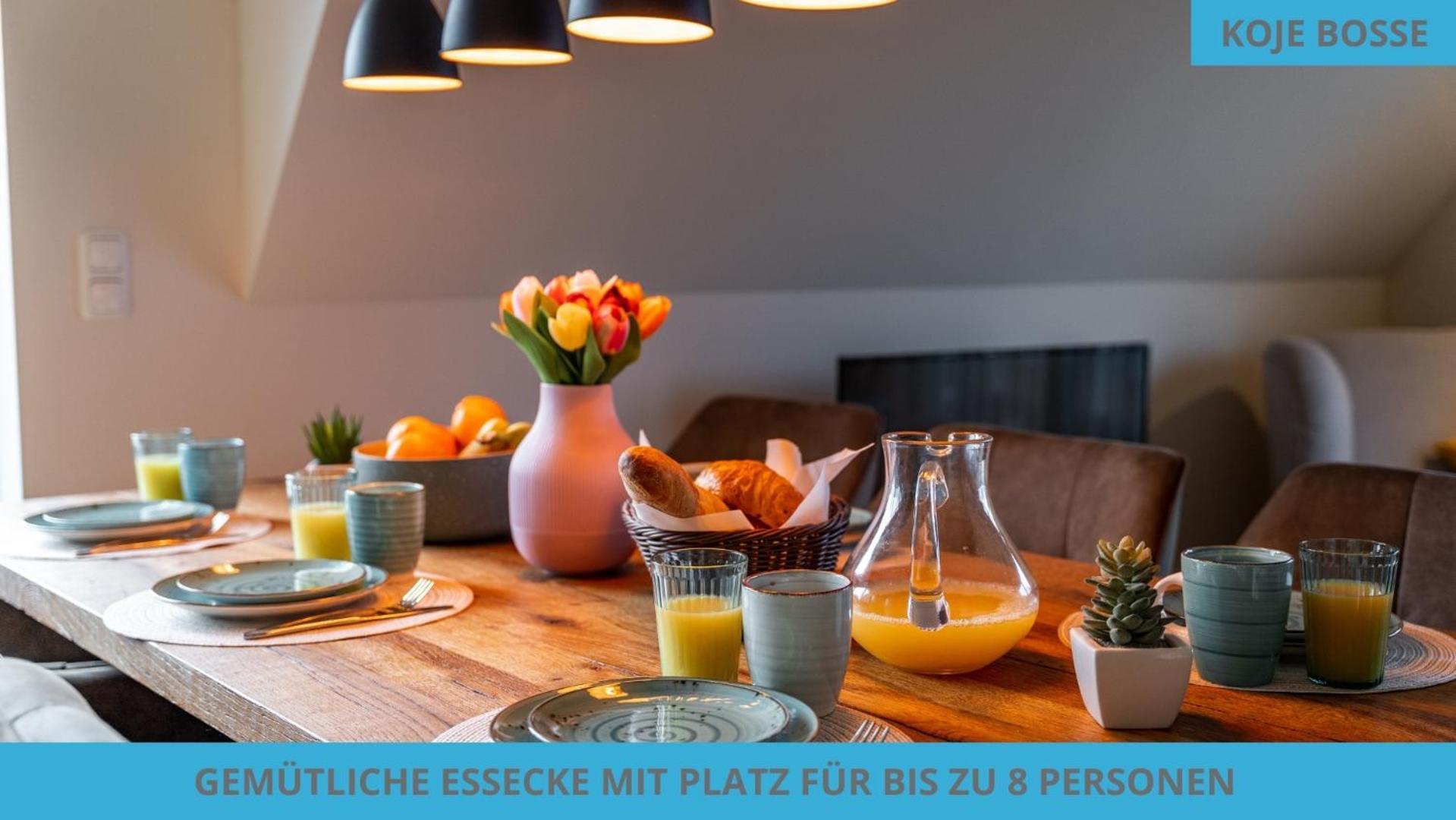 Kuestenkojen Mit 4 Ferienwohnungen Fuer 1 Bis 8 Pers Mit Diversen Schlafzimmern, Garten Oder Balkon Büsum Exterior foto